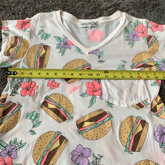 Wildfox hamburger Barbie tee tshirt women’s Xsmall - Picture 6 of 11